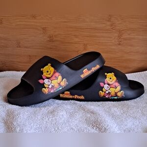 Disney Printed Winnie The Pooh Slides
